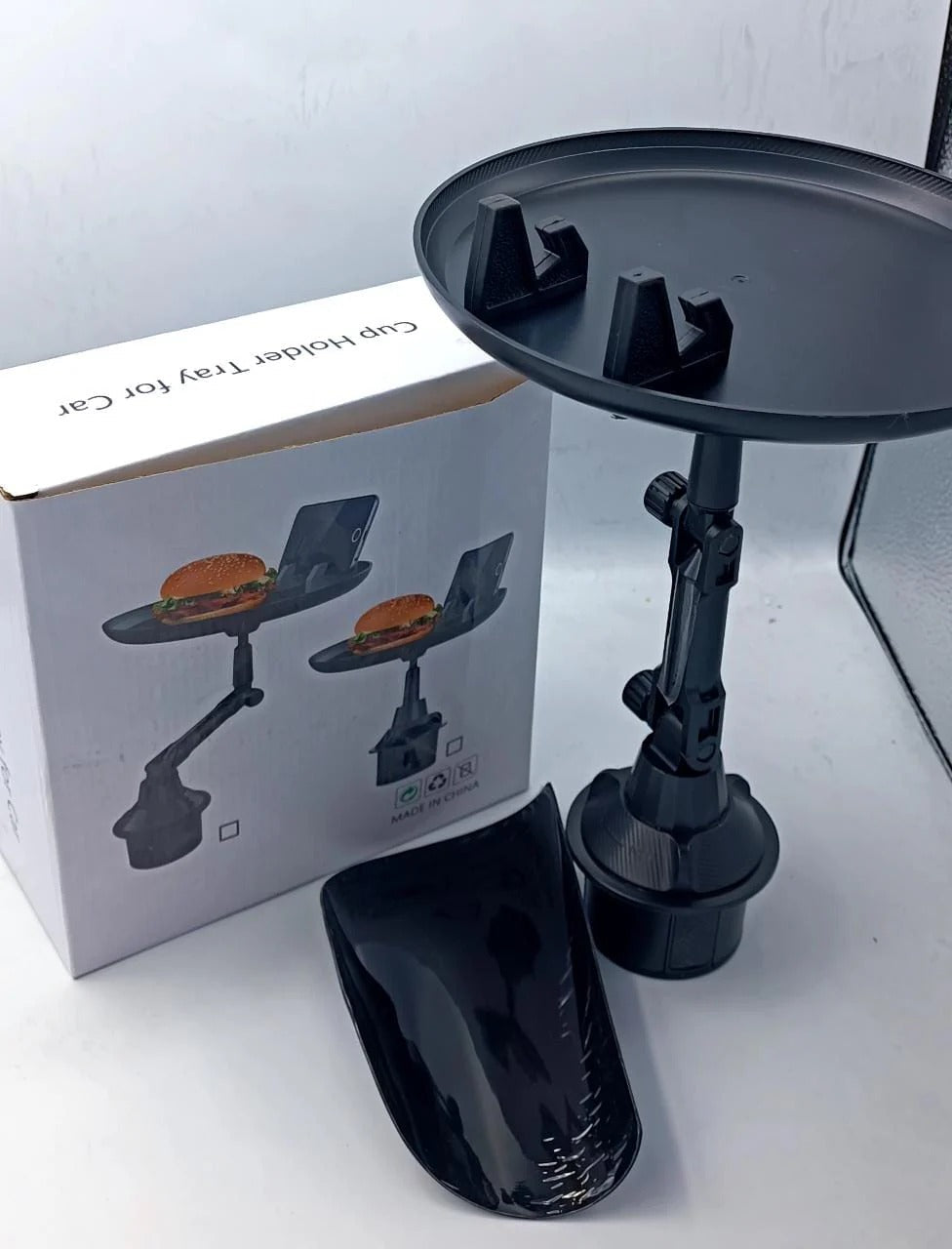 🍔 Car Cup Holder Tray 🍟 Enjoy Snacks & Drinks Easily While You Drive 🚗🛻